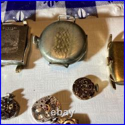 VINTAGE MEN'S Military & vintage watches for Parts-Repair some need simple work