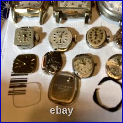 VINTAGE MEN'S Military & vintage watches for Parts-Repair some need simple work