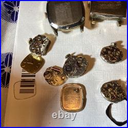VINTAGE MEN'S Military & vintage watches for Parts-Repair some need simple work
