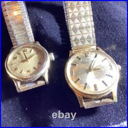 VINTAGE MEN'S Military & vintage watches for Parts-Repair some need simple work
