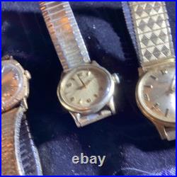 VINTAGE MEN'S Military & vintage watches for Parts-Repair some need simple work