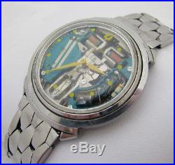 Vintage Mens Bulova Accutron Spaceview 214 Wristwatch Watch Parts Repair