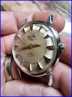 VINTAGE MENS ENICAR ULTRASONIC AUTOMATIC 17 JEWEL WRISTWATCH Parts Repair