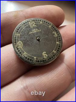VINTAGE Oris WW2 ERA MILITARY 31mm MEN'S FOR PARTS OR REPAIR