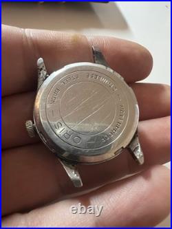 VINTAGE Oris WW2 ERA MILITARY 31mm MEN'S FOR PARTS OR REPAIR