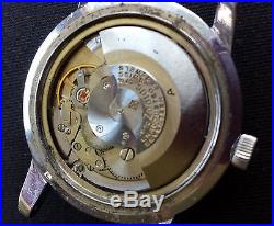 Vintage Running Zodiac Sea Wolf Automatic Watch For Parts Or Repair No Reserve
