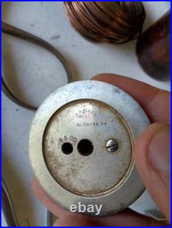 VINTAGE STAKING TOOL Pocket WATCH REPAIR KIT AND MISC TOOLS, PARTS, Box Original