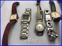 VINTAGE WATCH LOT of 19 PLUS FOR PARTS OR REPAIR TIMEX, BULOVA, SEIKO & OTHERS