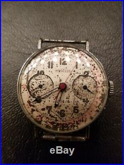 VIntage ANGELUS Chronograph Men's Watch for Parts or Repair