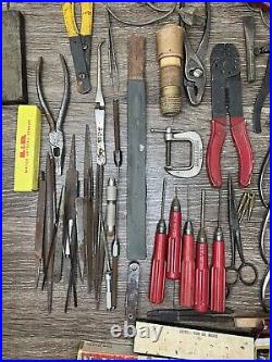 VTG Antique Watch & Clock REPAIR Parts Tools Lot 1000s of Pieces USA Switzerland