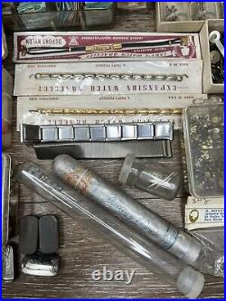 VTG Antique Watch & Clock REPAIR Parts Tools Lot 1000s of Pieces USA Switzerland