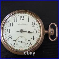 VTG Illinois 18s 17J Grade 69 Pocket Watch GF For Parts or Repair