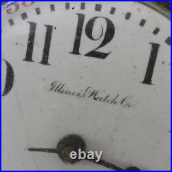 VTG Illinois 18s 17J Grade 69 Pocket Watch GF For Parts or Repair