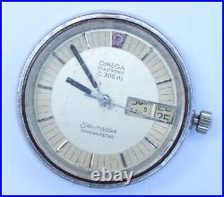 VTG OMEGA SEAMASTER ELECTRONIC f300Hz REF 198.042 WATCH CAL 9164 PART OR REPAIR