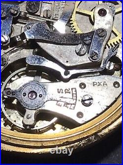 VTG PIERCE CHRONOGRAPH Military WW11 Era 1940s 2 Button Pusher For Parts/Repair