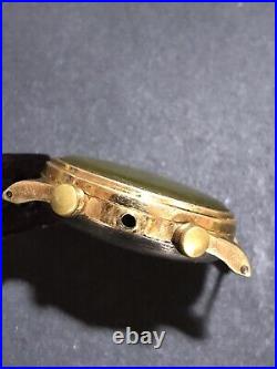 VTG PIERCE CHRONOGRAPH Military WW11 Era 1940s 2 Button Pusher For Parts/Repair