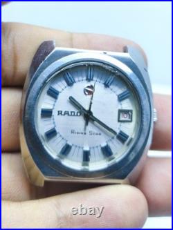VTG RADO 720066173 RISING STAR Silver Dial (For Parts & Repairs) Working! #30 VTG RADO 720066173 RISING STAR Silver Dial (For Parts & Repairs) Working! #30