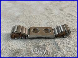 VTG Rare Ronica Quartz Dual Dial Tank Watch! Parts/repair