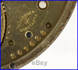 Vacheron Constantin Pocket Watch Movement Spares Or Repairs Vv51