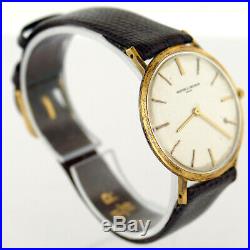 Vacheron & Constantin Silver Dial 18k Yellow Gold Mens Watch For Parts/repairs