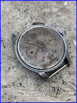 Valjoux 22 Chronograph Movement Not Working For Parts Repair Vintage Watch