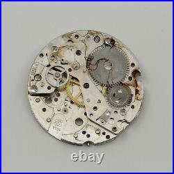 Valjoux 7734 mainplate / movement incomplete for watch repair or parts #12