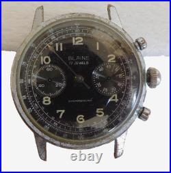 Valjoux 92 Chronograph Running 17 Jewels To Repair. Used