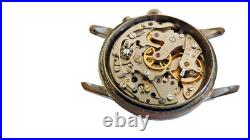 Valjoux 92 Chronograph Running 17 Jewels To Repair. Used