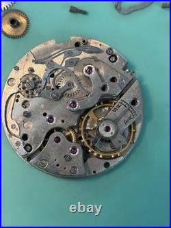 Valjoux Cal. 22 17-Jewel Chronograph Watch Vintage Movement Part Repair