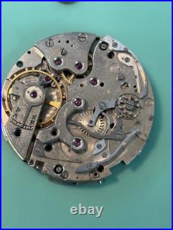Valjoux Cal. 22 17-Jewel Chronograph Watch Vintage Movement Part Repair