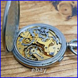 Valjoux Vintage 1920s Pocket Watch Timer For Parts, Repair, Restoration (BS36)