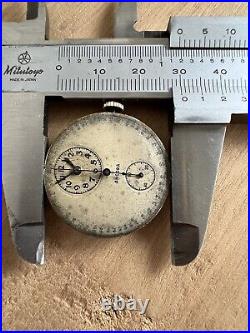 Venus 140 Single Pusher Cronograph Men's Watch Sold As Is For Repair / Parts
