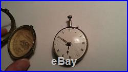 Verge Fusee Antique Pocket Watch Charles Dolphin London Part Or Repair