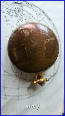 Verge Fusee Pocket Watch Circa 1750 Chas Wrench London for repair or parts