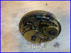 Very Rare Gong and Musical Repeater Pocket Watch Movement for parts or repair