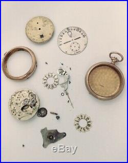 Very Rare Modernista Saltarello Jump Hour Swiss Pocket Watch For Parts/repair