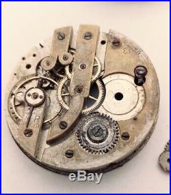 Very Rare Modernista Saltarello Jump Hour Swiss Pocket Watch For Parts/repair