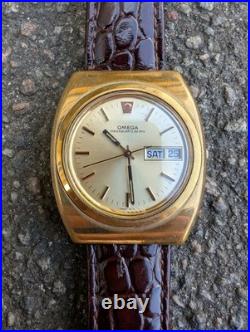 Very Rare Vintage (70's) Men's Omega MegaQuartz 32khz For Parts Or Repair