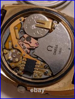Very Rare Vintage (70's) Men's Omega MegaQuartz 32khz For Parts Or Repair