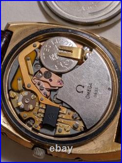 Very Rare Vintage (70's) Men's Omega MegaQuartz 32khz For Parts Or Repair