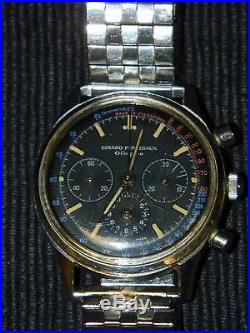 Vintage 1-Owner Girard Perregaux Olimpico Chronometer Watch Runs Parts Repair