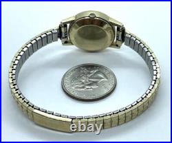 Vintage 10k Gold Filled Omega De Ville Quartz Stretch Band Watch Parts/Repair Vintage 10k Gold Filled Omega De Ville Quartz Stretch Band Watch Parts/Repair