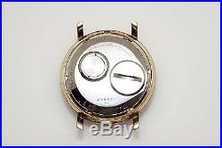 Vintage 10k Gold Filled Steel Bulova Accutron Space View Watch M9 Parts Repair