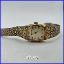 Vintage 14K Gold LONGINES Women's Winding Wristwatch, For Parts/Repair, Art Deco