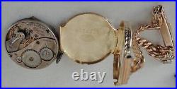 Vintage 14k Gold Elgin Watch Design (4.80 Grams Gold Case) For Parts Or Repair