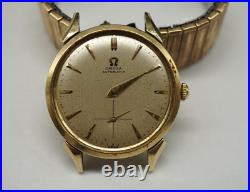 Vintage 14k Omega Automatic 344 for PARTS/REPAIR A325