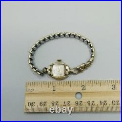 Vintage 14k Yellow Gold Lady Alton Wrist Watch AS IS Parts Repair