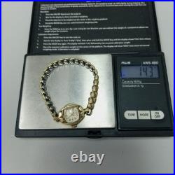 Vintage 14k Yellow Gold Lady Alton Wrist Watch AS IS Parts Repair