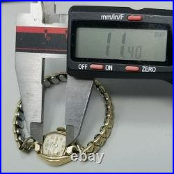 Vintage 14k Yellow Gold Lady Alton Wrist Watch AS IS Parts Repair