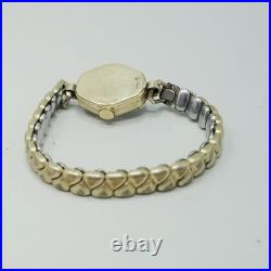 Vintage 14k Yellow Gold Lady Alton Wrist Watch AS IS Parts Repair